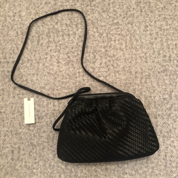 Anthropologie Handbags - Anthropologie woven pouch with strap NWT